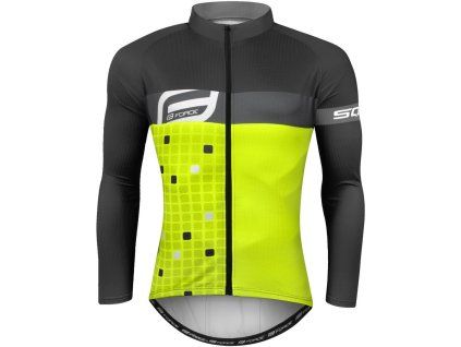 FORCE dres SQUARE grey/blue (XXL)
