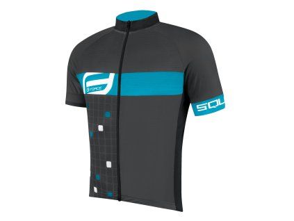 FORCE dres SQUARE grey/blue (M)