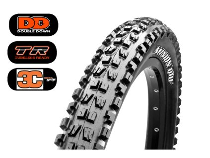 MAXXIS plášť MINION DHF 29x2.50 WT kevlar DD TR 120 TPI 3C Maxx Grip
