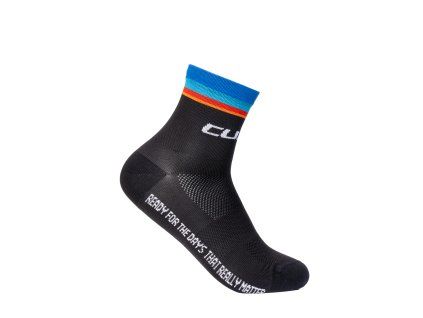 cube mid cut road xc sock teamline
