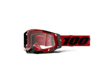 100% okuliare RACECRAFT 2 red/clear lens