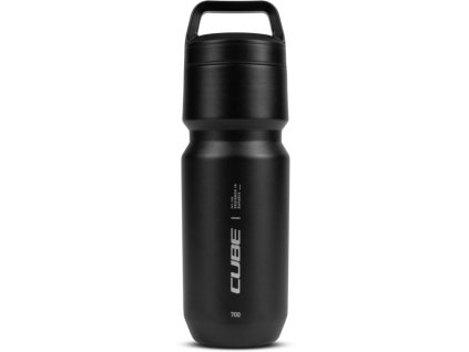 CUBE fľaša STAINLESS STEEL ARC 700, Black