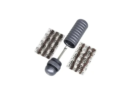 PEATY'S sada na opravu HOLESHOT TUBELESS PUNCTURE PLUGGER KIT Grey