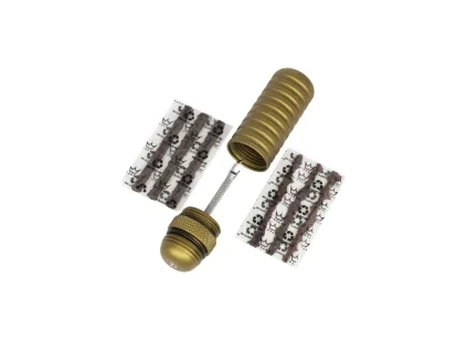 PEATY'S sada na opravu HOLESHOT TUBELESS PUNCTURE PLUGGER KIT Bourbon