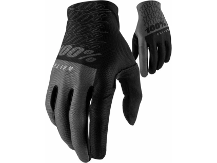 100% rukavice CELIUM black/grey (XL)