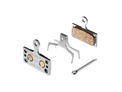 SHIMANO brzd.platničky G04S metalické