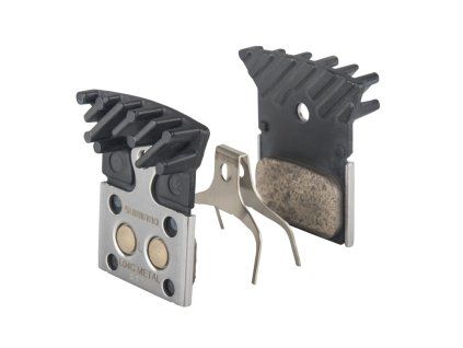 SHIMANO brzd.platničky L04C metalické + chladič
