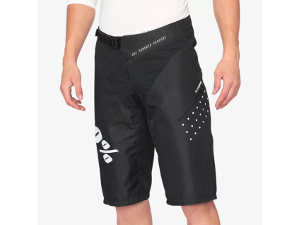 100% krátke nohavice R-CORE SHORTS black (36)