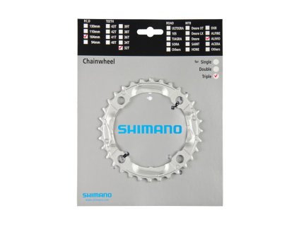 SHIMANO prevodník FC-M430 8SP 32T (44/32/22T)  104mm silver