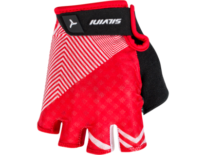 SILVINI rukavice ALBANO W red/white (M)