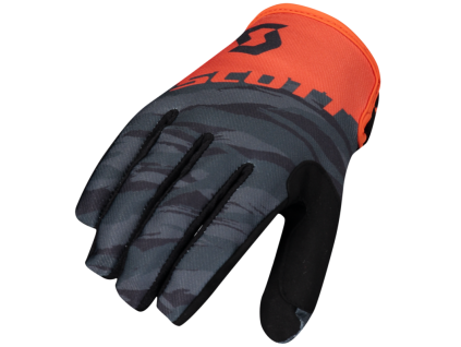 SCOTT rukavice 350 DIRT black/orange (S)