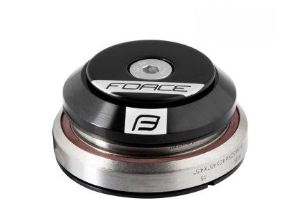FORCE hlavové zloženie TAPER 1 1/8"-1 1/2" integr. black