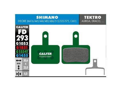 GALFER brzd.platničky SHIMANO DEORE BR-M MODELS PRO