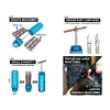 PEATY'S sada na opravu HOLESHOT TUBELESS PUNCTURE PLUGGER KIT silver